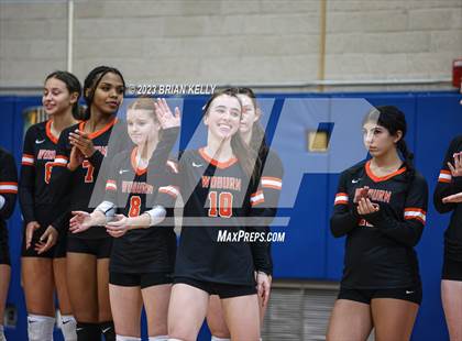 Thumbnail 2 in Woburn Memorial @ Notre Dame Academy (MIAA Division 2 Round of 32) photogallery.