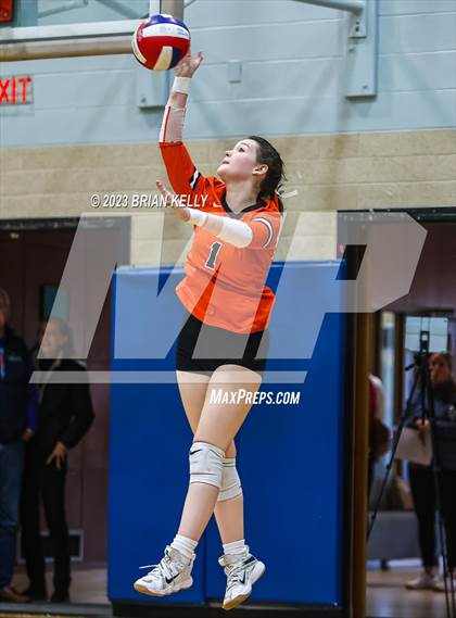 Thumbnail 1 in Woburn Memorial @ Notre Dame Academy (MIAA Division 2 Round of 32) photogallery.