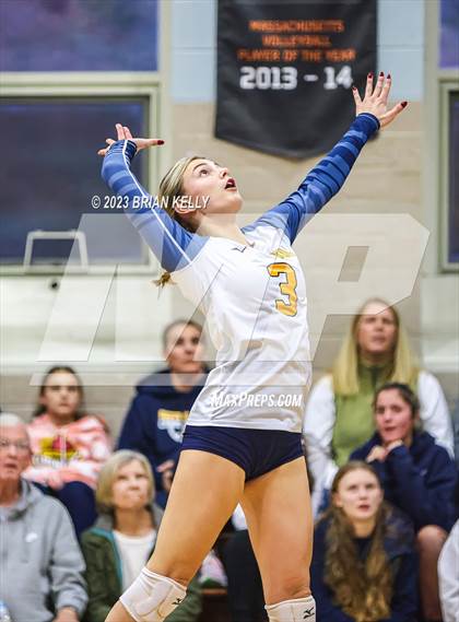 Thumbnail 2 in Woburn Memorial @ Notre Dame Academy (MIAA Division 2 Round of 32) photogallery.