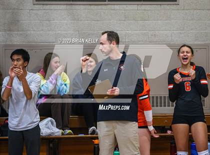Thumbnail 2 in Woburn Memorial @ Notre Dame Academy (MIAA Division 2 Round of 32) photogallery.