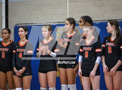 Thumbnail 3 in Woburn Memorial @ Notre Dame Academy (MIAA Division 2 Round of 32) photogallery.