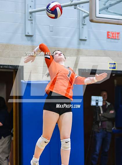 Thumbnail 3 in Woburn Memorial @ Notre Dame Academy (MIAA Division 2 Round of 32) photogallery.