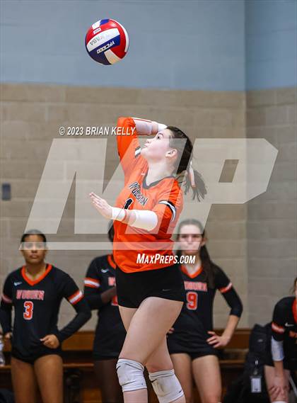 Thumbnail 1 in Woburn Memorial @ Notre Dame Academy (MIAA Division 2 Round of 32) photogallery.