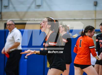 Thumbnail 3 in Woburn Memorial @ Notre Dame Academy (MIAA Division 2 Round of 32) photogallery.