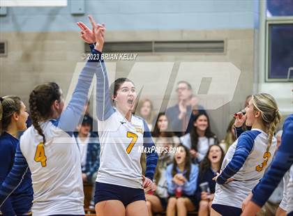 Thumbnail 2 in Woburn Memorial @ Notre Dame Academy (MIAA Division 2 Round of 32) photogallery.