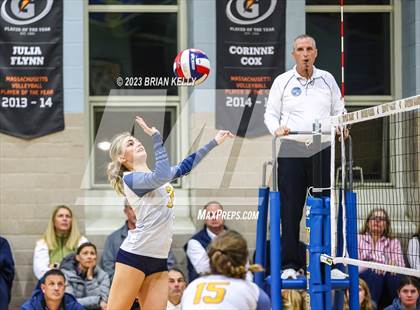 Thumbnail 2 in Woburn Memorial @ Notre Dame Academy (MIAA Division 2 Round of 32) photogallery.