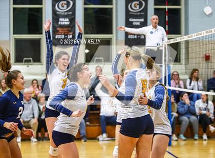Thumbnail 3 in Woburn Memorial @ Notre Dame Academy (MIAA Division 2 Round of 32) photogallery.