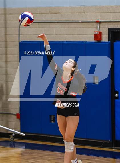 Thumbnail 2 in Woburn Memorial @ Notre Dame Academy (MIAA Division 2 Round of 32) photogallery.