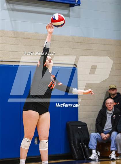 Thumbnail 2 in Woburn Memorial @ Notre Dame Academy (MIAA Division 2 Round of 32) photogallery.