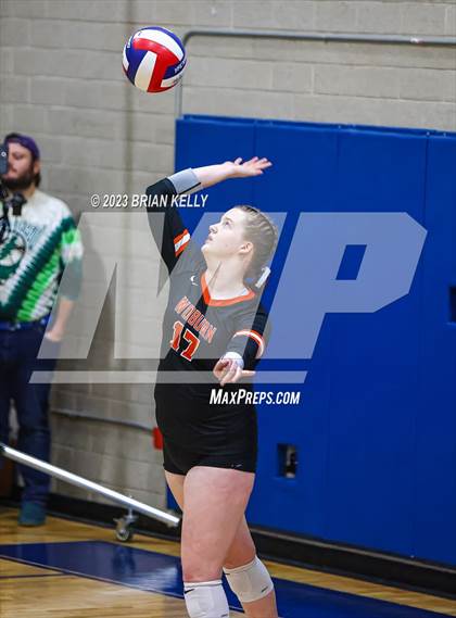 Thumbnail 1 in Woburn Memorial @ Notre Dame Academy (MIAA Division 2 Round of 32) photogallery.