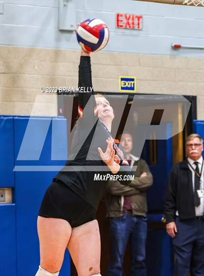 Thumbnail 2 in Woburn Memorial @ Notre Dame Academy (MIAA Division 2 Round of 32) photogallery.