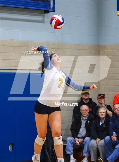 Thumbnail 3 in Woburn Memorial @ Notre Dame Academy (MIAA Division 2 Round of 32) photogallery.