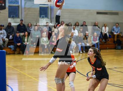 Thumbnail 2 in Woburn Memorial @ Notre Dame Academy (MIAA Division 2 Round of 32) photogallery.
