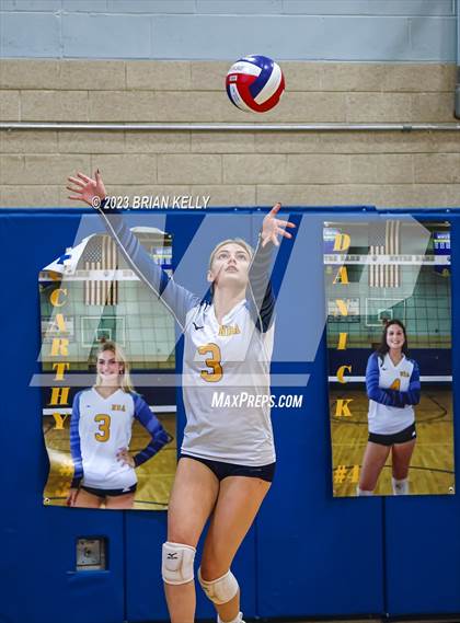 Thumbnail 3 in Woburn Memorial @ Notre Dame Academy (MIAA Division 2 Round of 32) photogallery.