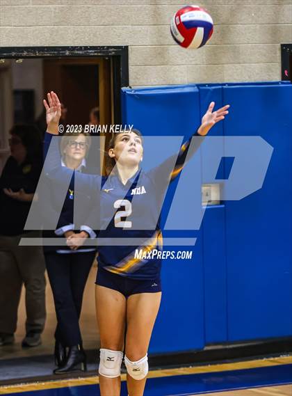 Thumbnail 2 in Woburn Memorial @ Notre Dame Academy (MIAA Division 2 Round of 32) photogallery.
