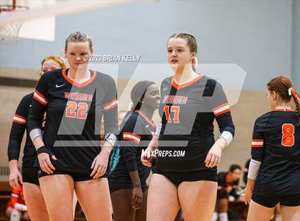Thumbnail 3 in Woburn Memorial @ Notre Dame Academy (MIAA Division 2 Round of 32) photogallery.