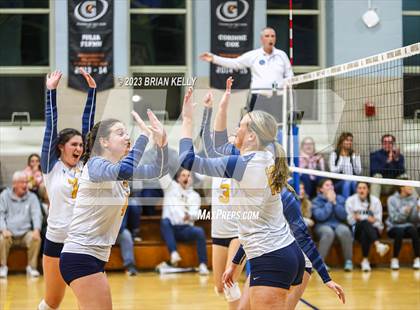 Thumbnail 2 in Woburn Memorial @ Notre Dame Academy (MIAA Division 2 Round of 32) photogallery.