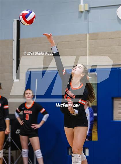 Thumbnail 3 in Woburn Memorial @ Notre Dame Academy (MIAA Division 2 Round of 32) photogallery.