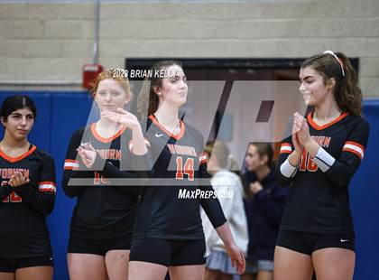 Thumbnail 2 in Woburn Memorial @ Notre Dame Academy (MIAA Division 2 Round of 32) photogallery.