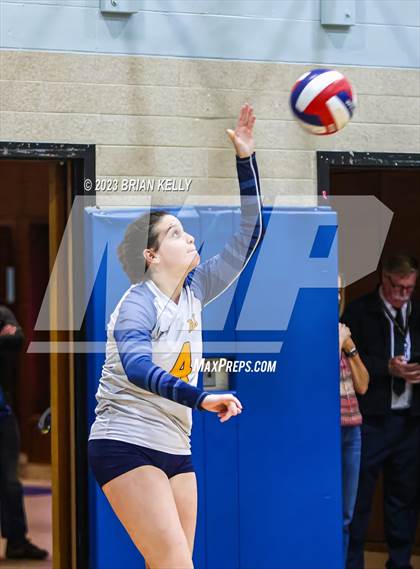 Thumbnail 3 in Woburn Memorial @ Notre Dame Academy (MIAA Division 2 Round of 32) photogallery.