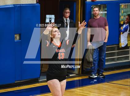 Thumbnail 2 in Woburn Memorial @ Notre Dame Academy (MIAA Division 2 Round of 32) photogallery.