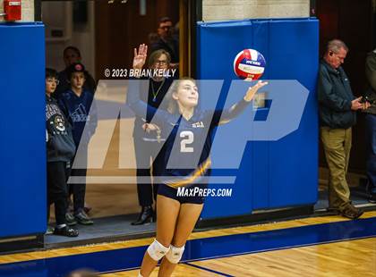 Thumbnail 3 in Woburn Memorial @ Notre Dame Academy (MIAA Division 2 Round of 32) photogallery.