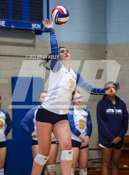 Thumbnail 1 in Woburn Memorial @ Notre Dame Academy (MIAA Division 2 Round of 32) photogallery.
