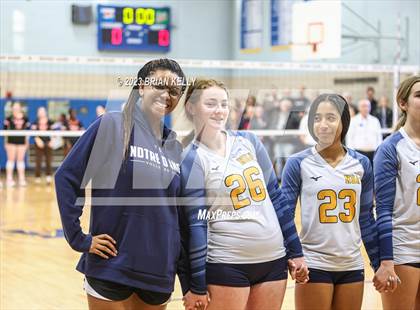 Thumbnail 1 in Woburn Memorial @ Notre Dame Academy (MIAA Division 2 Round of 32) photogallery.