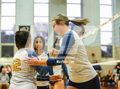 Thumbnail 3 in Woburn Memorial @ Notre Dame Academy (MIAA Division 2 Round of 32) photogallery.