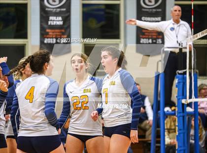 Thumbnail 2 in Woburn Memorial @ Notre Dame Academy (MIAA Division 2 Round of 32) photogallery.