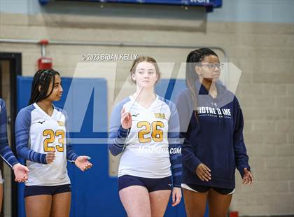 Thumbnail 2 in Woburn Memorial @ Notre Dame Academy (MIAA Division 2 Round of 32) photogallery.
