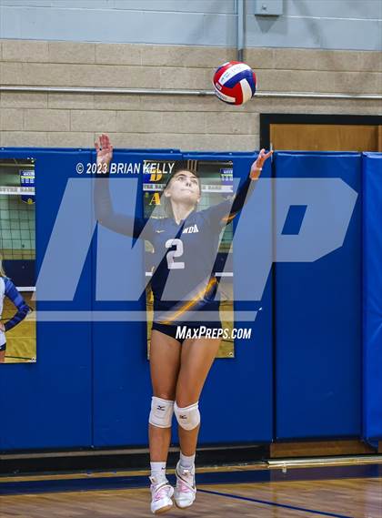 Thumbnail 2 in Woburn Memorial @ Notre Dame Academy (MIAA Division 2 Round of 32) photogallery.