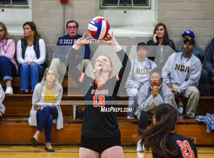 Thumbnail 1 in Woburn Memorial @ Notre Dame Academy (MIAA Division 2 Round of 32) photogallery.