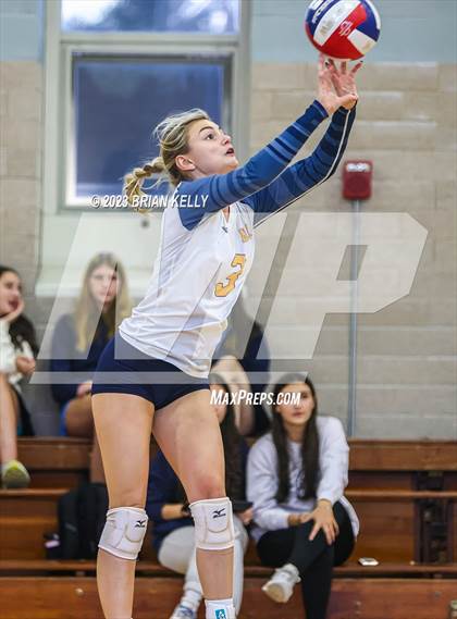 Thumbnail 2 in Woburn Memorial @ Notre Dame Academy (MIAA Division 2 Round of 32) photogallery.