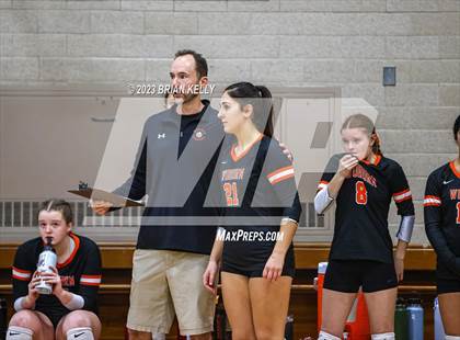 Thumbnail 2 in Woburn Memorial @ Notre Dame Academy (MIAA Division 2 Round of 32) photogallery.
