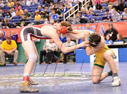 Thumbnail 1 in NCHSAA Individual Wrestling 1A Semifinals photogallery.