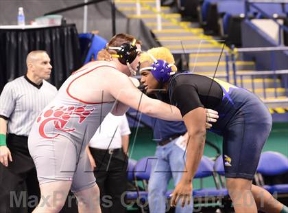 Thumbnail 2 in NCHSAA Individual Wrestling 1A Semifinals photogallery.
