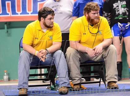 Thumbnail 3 in NCHSAA Individual Wrestling 1A Semifinals photogallery.