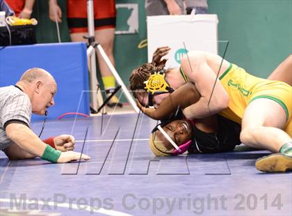 Thumbnail 3 in NCHSAA Individual Wrestling 1A Semifinals photogallery.