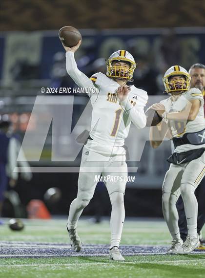 Thumbnail 3 in Simi Valley vs. Loyola (CIF SS D3 Semifinal) photogallery.