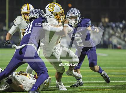 Thumbnail 2 in Simi Valley vs. Loyola (CIF SS D3 Semifinal) photogallery.