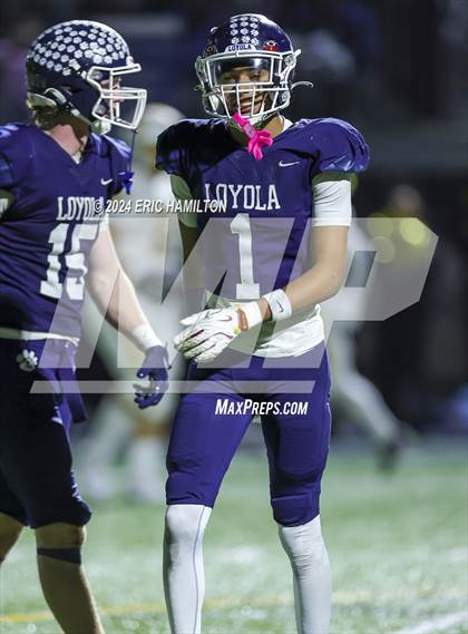 Thumbnail 1 in Simi Valley vs. Loyola (CIF SS D3 Semifinal) photogallery.