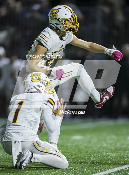 Thumbnail 2 in Simi Valley vs. Loyola (CIF SS D3 Semifinal) photogallery.