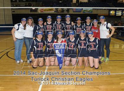 Thumbnail 1 in Turlock Christian vs. Stone Ridge Christian (CIF SJS D6 Final) photogallery.
