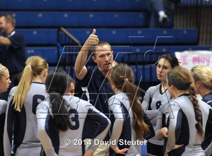 Thumbnail 3 in Turlock Christian vs. Stone Ridge Christian (CIF SJS D6 Final) photogallery.