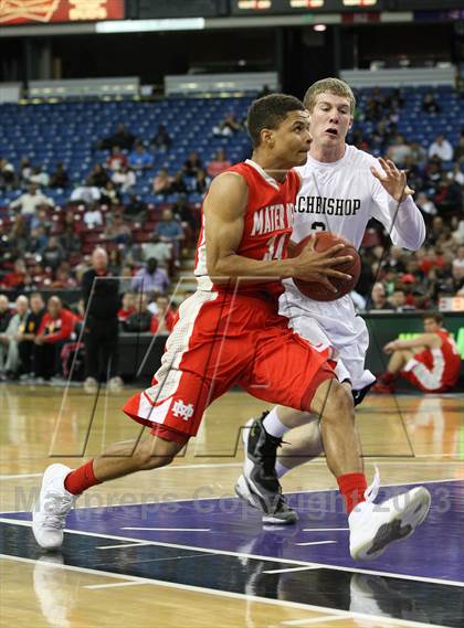 Thumbnail 3 in Mater Dei vs. Archbishop Mitty (CIF State Open Division Final) photogallery.
