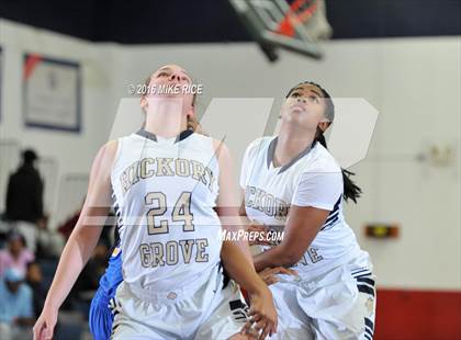Thumbnail 2 in Hickory Grove Christian vs Victory Christian Center (WNC Holiday Classic) photogallery.