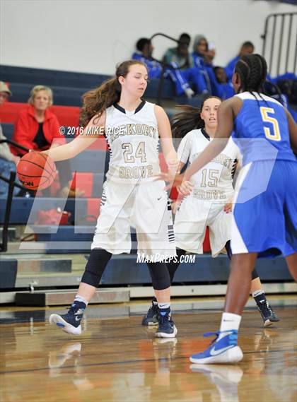 Thumbnail 3 in Hickory Grove Christian vs Victory Christian Center (WNC Holiday Classic) photogallery.