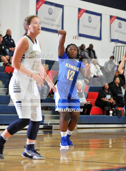 Thumbnail 2 in Hickory Grove Christian vs Victory Christian Center (WNC Holiday Classic) photogallery.