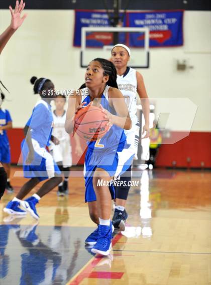 Thumbnail 2 in Hickory Grove Christian vs Victory Christian Center (WNC Holiday Classic) photogallery.